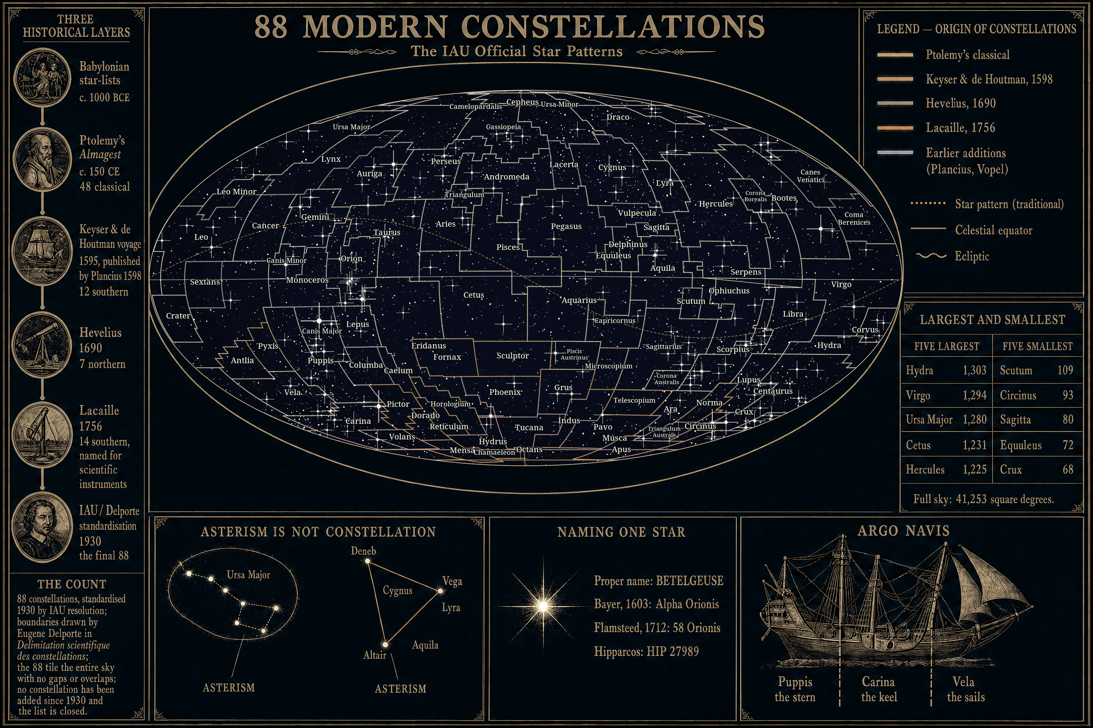 88 Modern Constellations